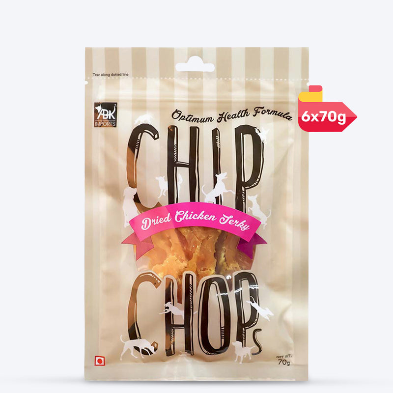 Chip Chops Sun Dried Chicken Jeryky Treat For Dog - Heads Up For Tails