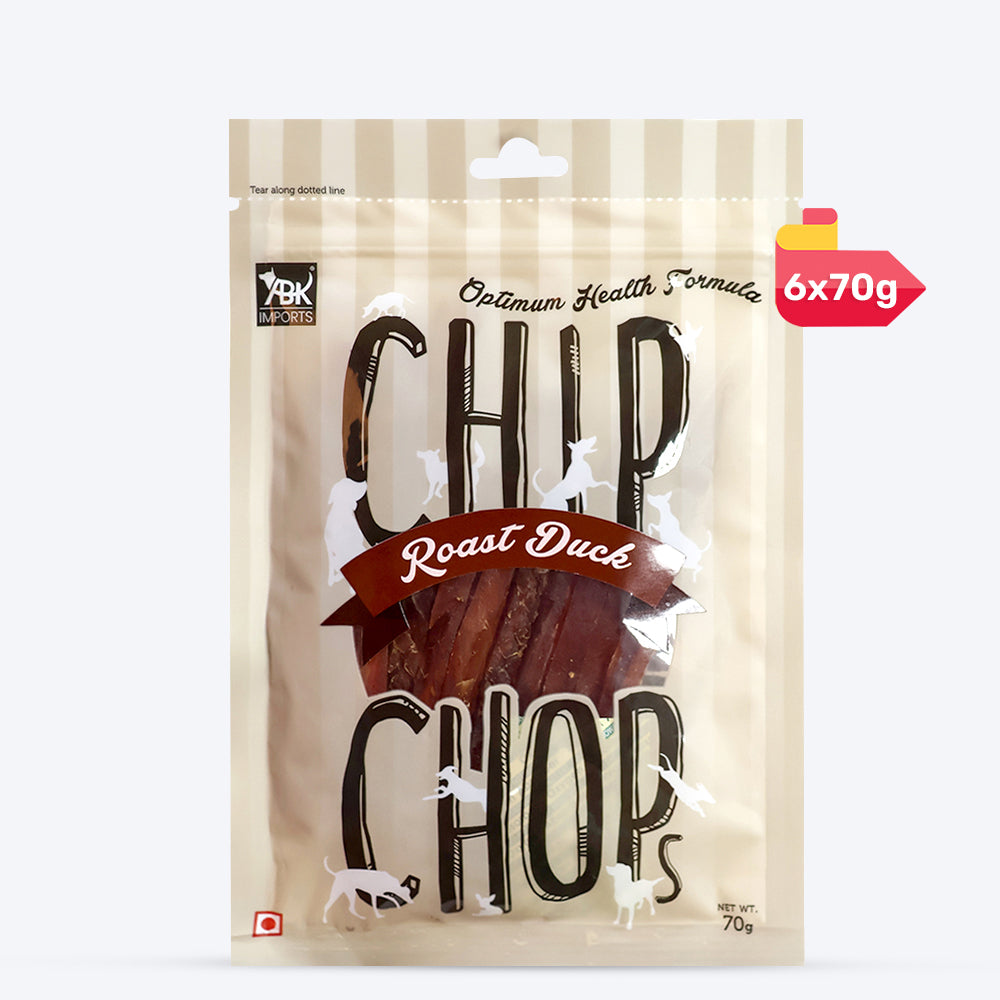 Chip Chops Dog Treats - Roast Duck - 70 g - Heads Up For Tails