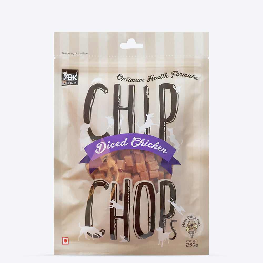 Chip Chops Diced Chicken Treat For Dog - Heads Up For Tails