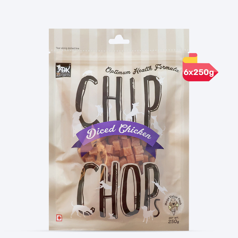 Chip Chops Diced Chicken Treat For Dog - Heads Up For Tails