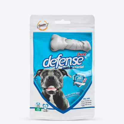 GNAWLERS Defense Dent, Dog Dental Care Chew Bones - Heads Up For Tails