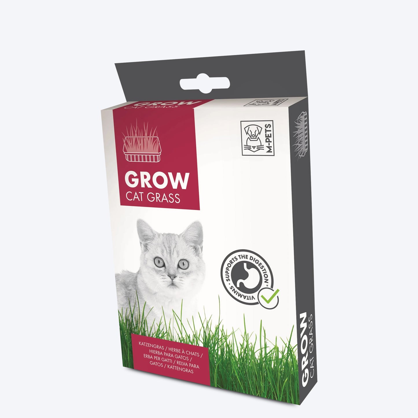 M-Pets Grow Cat Grass Treat with Vitamins - 70 g