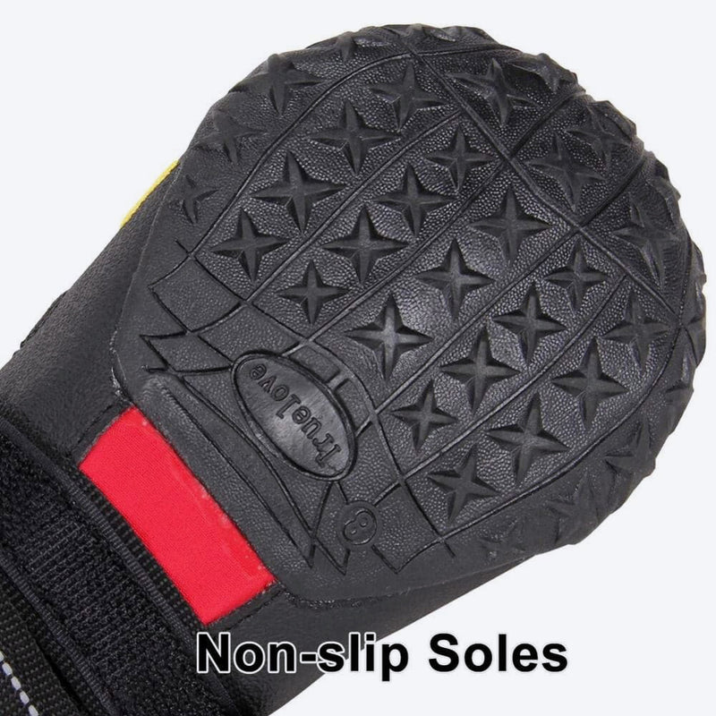 Truelove Anti-Slip Boots For Dog - Red (Set of 4) - Heads Up For Tails