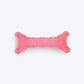 FOFOS Bone & Ball Squeaky Chew Toy For Puppy- Pink - Heads Up For Tails