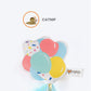 FOFOS Birthday Balloon Catnip Interactive Toy For Cat - Multicolor