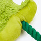 FOFOS Garden Tulip Squeaky Plush Toy For Dog - Green & Yellow - Heads Up For Tails