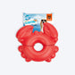 FOFOS Crab Ocean Animal Squeaky Chew Toy For Dog - Red - Heads Up For Tails