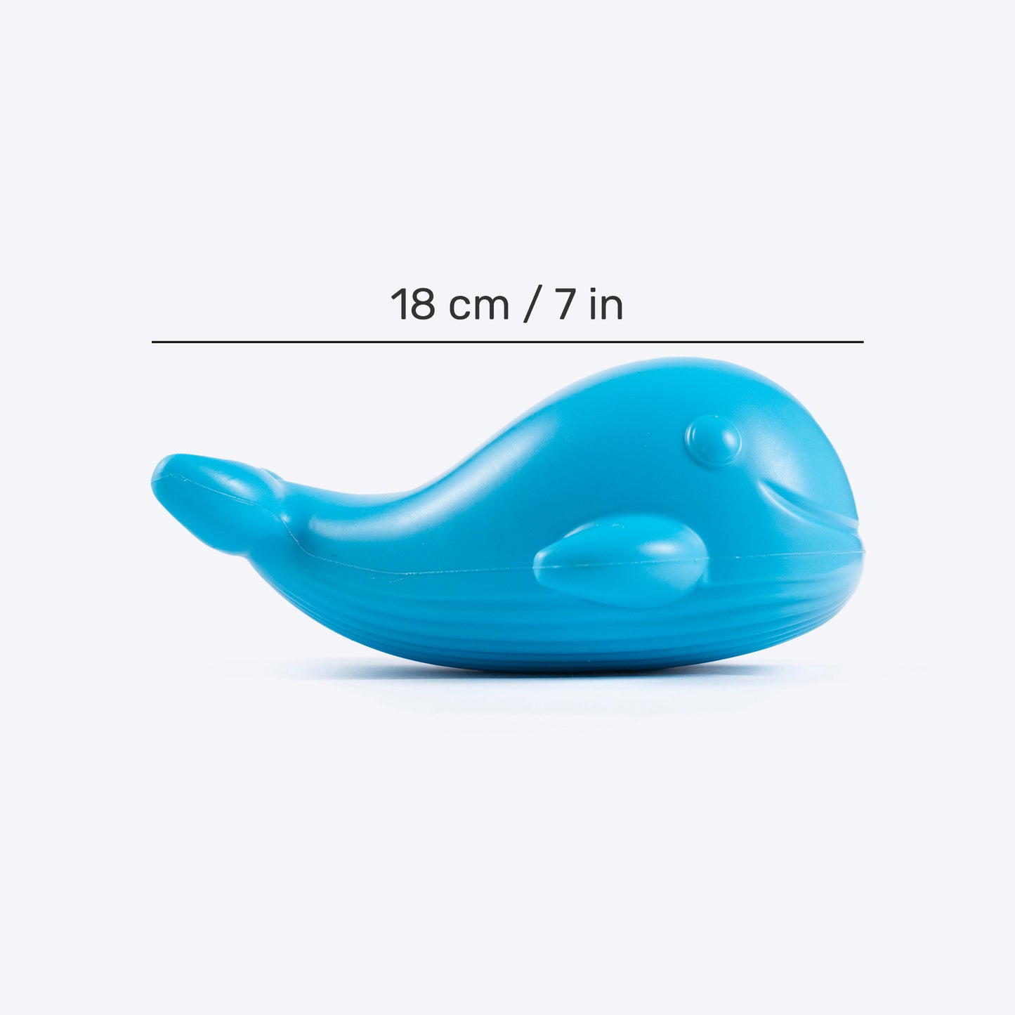 FOFOS Whale Ocean Animal Squeaky Chew Toy For Dog - Blue - Heads Up For Tails