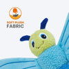 FOFOS Jumbo Butterfly Plush Toy For Dog - Blue - Heads Up For Tails