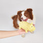 FOFOS Ox Latex Squeaker Chew Toy For Dog - Yellow