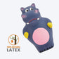 FOFOS Hippo Latex Squeaker Chew Toy For Dog - Blue & Pink