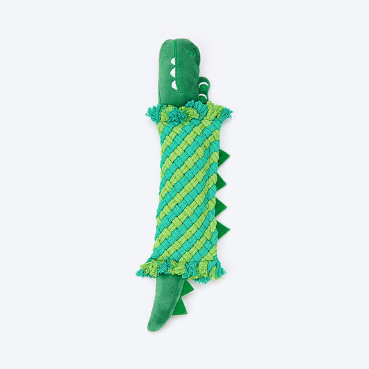 FOFOS Puppy Crocodile Dental Chew Toy For Puppy - Green - Heads Up For Tails