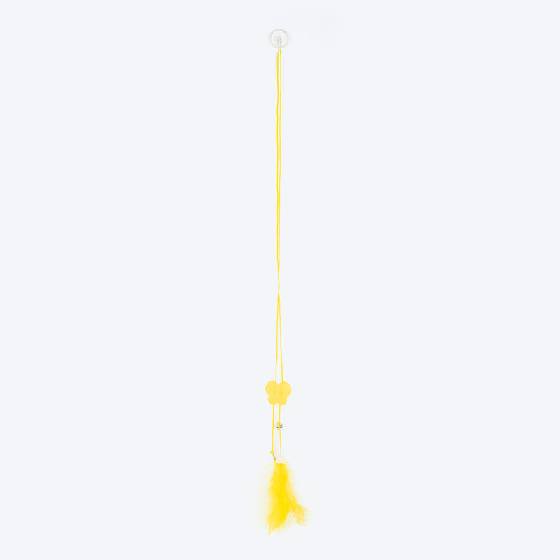 HUFT Flixxie Interactive Toy For Cat - Yellow