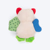 HUFT Owl You Need Squeaky Plush Toy For Puppies - Multicolor - Heads Up For Tails