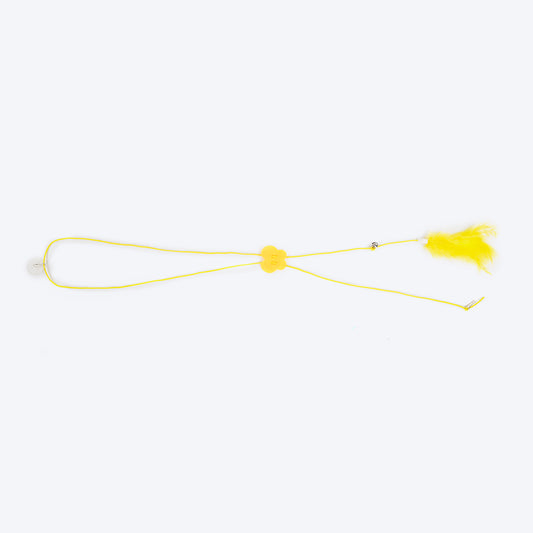 HUFT Flixxie Interactive Toy For Cat - Yellow