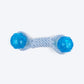 TLC Dumbbell With 2 Balls Rope Dog Toy - Navy & White