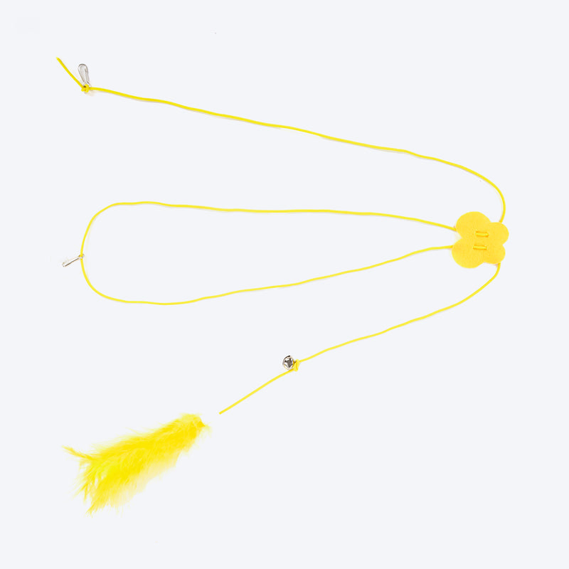 HUFT Flixxie Interactive Toy For Cat - Yellow