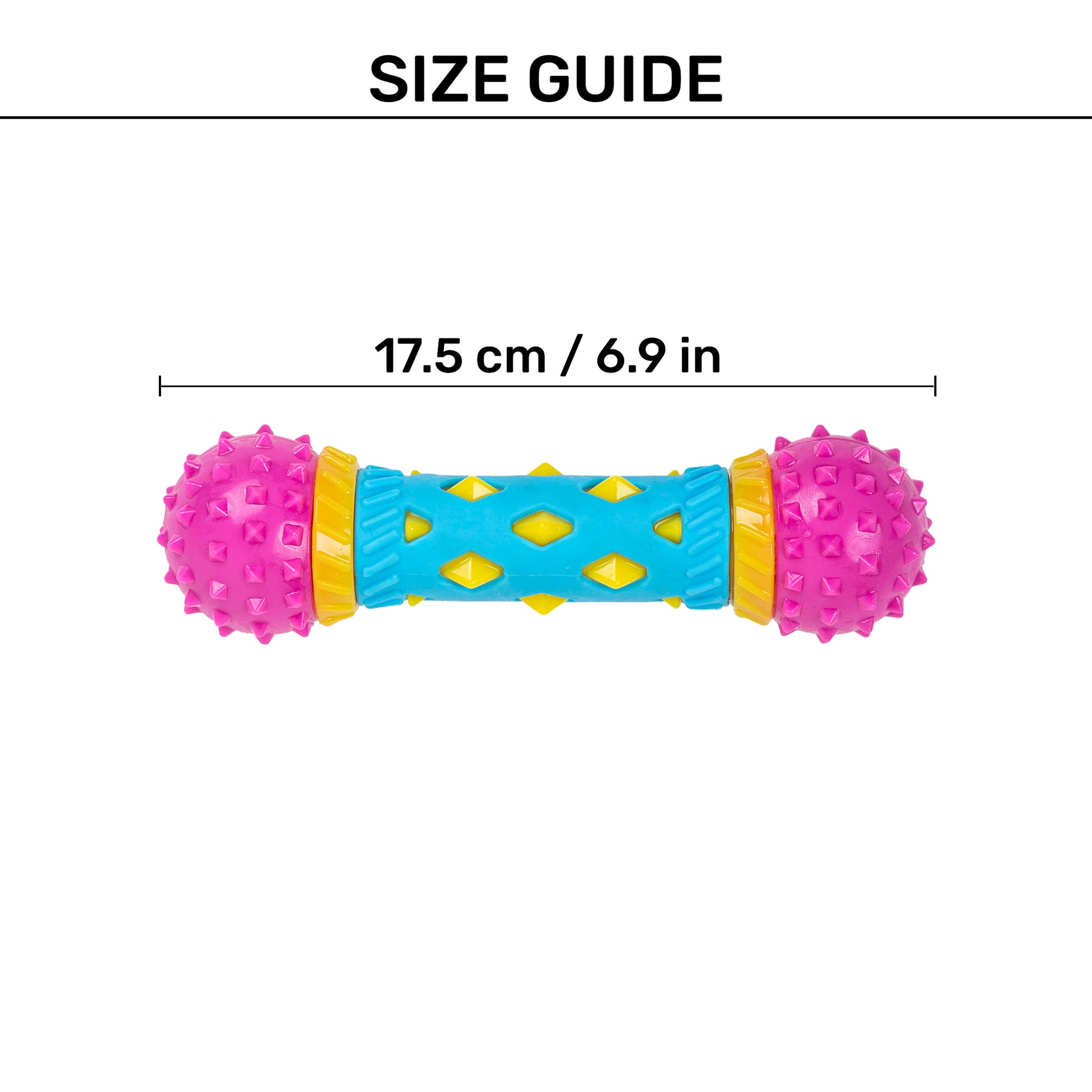 TLC GripeStick Chew Toy For Dog - Multicolor - Heads Up For Tails