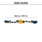TLC Rope Chewer Rope Toy For Dog - Yellow & Blue - Heads Up For Tails