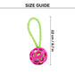 TLC Tug-A-Ball Toy For Dog - Pink - Heads Up For Tails