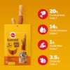 Pedigree Ranchos Spiral Wrap (1+ Years) Chicken And Smoky Lamb Flavour Dog Treat - 60 gm - Heads Up For Tails