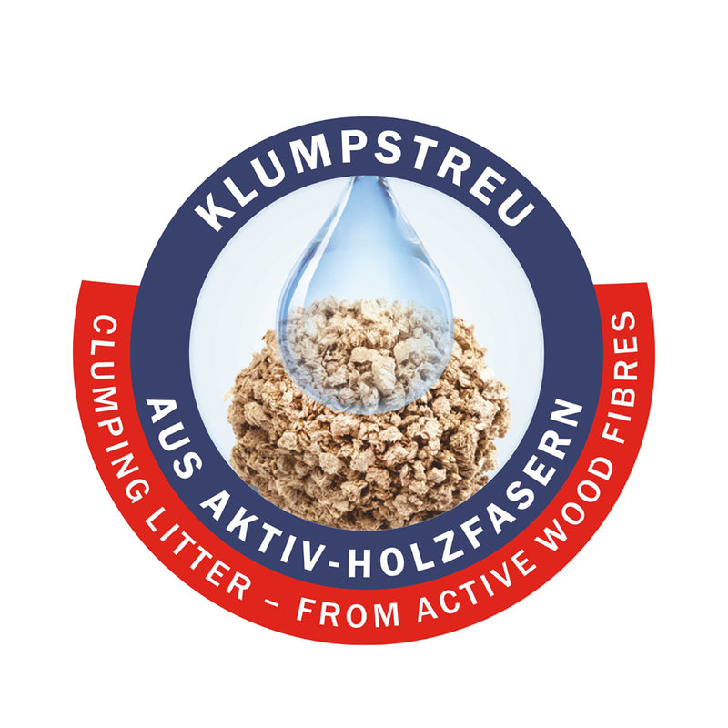 Cat's Best Original Clumping Cat Litter - 2.1 kg + 40% extra - Heads Up For Tails
