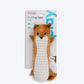 Outward Hound Fox Stuffing-Free Plush Toy For Dog - Orange - M