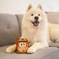 Outward Hound Giraffe Fire Biterz Cubez Chew Toy For Dog - Brown