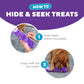 Outward Hound Twistiez Unicorn Plush With Interactive Toy For Dog - Purple - L - Heads Up For Tails