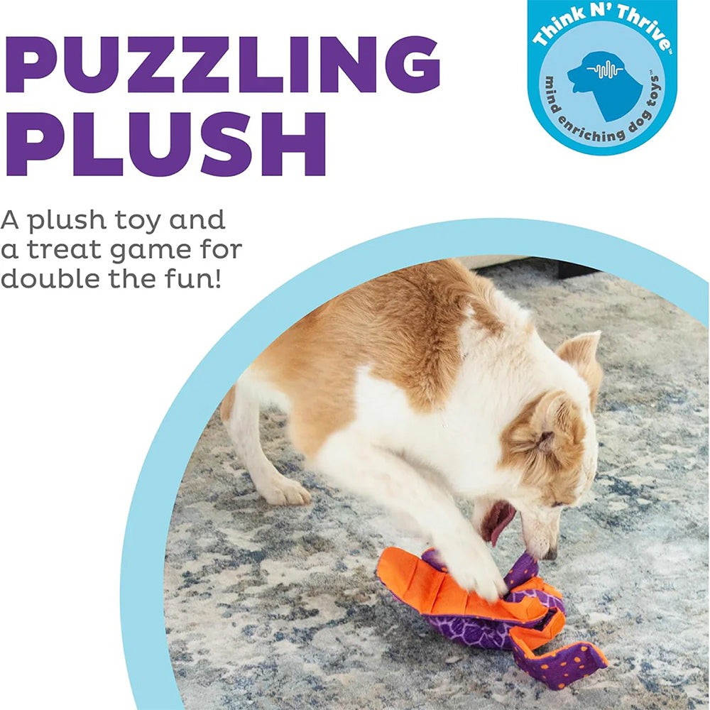 Outward Hound Giraffe Silly Legz Plush Toy For Dog - Purple - Heads Up For Tails