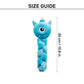 Outward Hound Twistiez Monster Plush With Interactive Toy For Dog - Blue - L - Heads Up For Tails