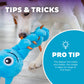 Outward Hound Twistiez Monster Plush With Interactive Toy For Dog - Blue - L - Heads Up For Tails