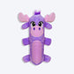 Outward Hound Moose Stuffing-Free Big Squeak Plush Toy For Dog - Purple - M