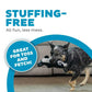 Outward Hound Skunk Stuffing-Free Big Squeak Plush Toy For Dog - Black