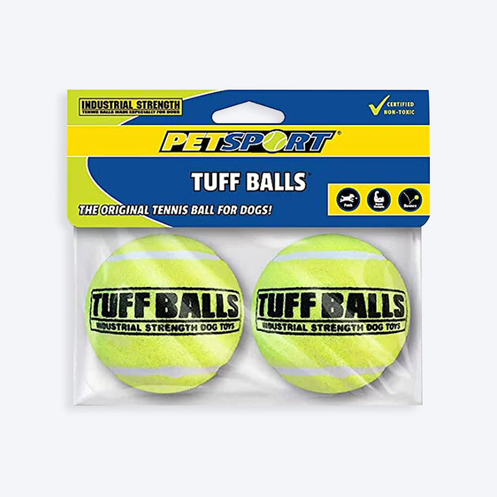 Petsport Tuff Balls -6.3 cm - Pack Of 2_02