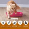 Savic Cat Litter Tray - 15 x 10 x 3 inch - Heads Up For Tails