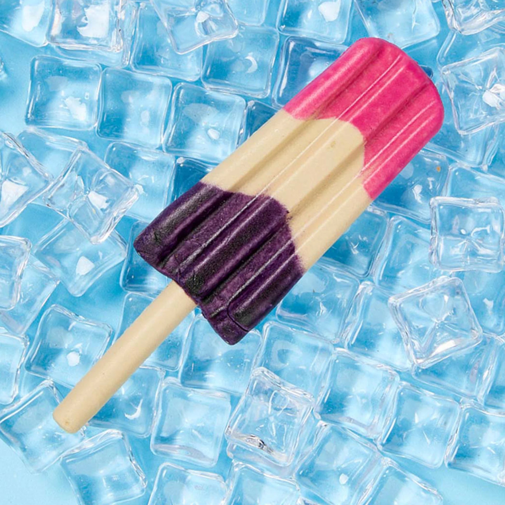 Pup Ice Rocket Lollies Strawberry & Blueberry Ready To Freeze Treat For Adult Dog - 90 gm - Heads Up For Tails