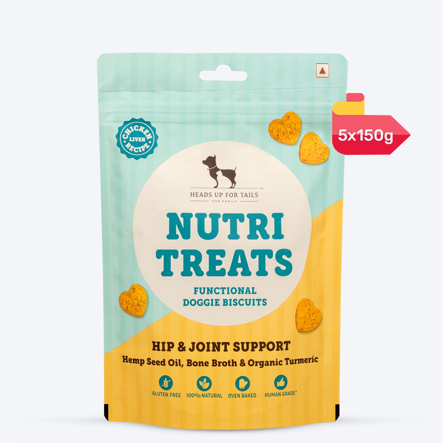 HUFT Nutri Treats For Dogs - Hip & Joint Support - 150 g