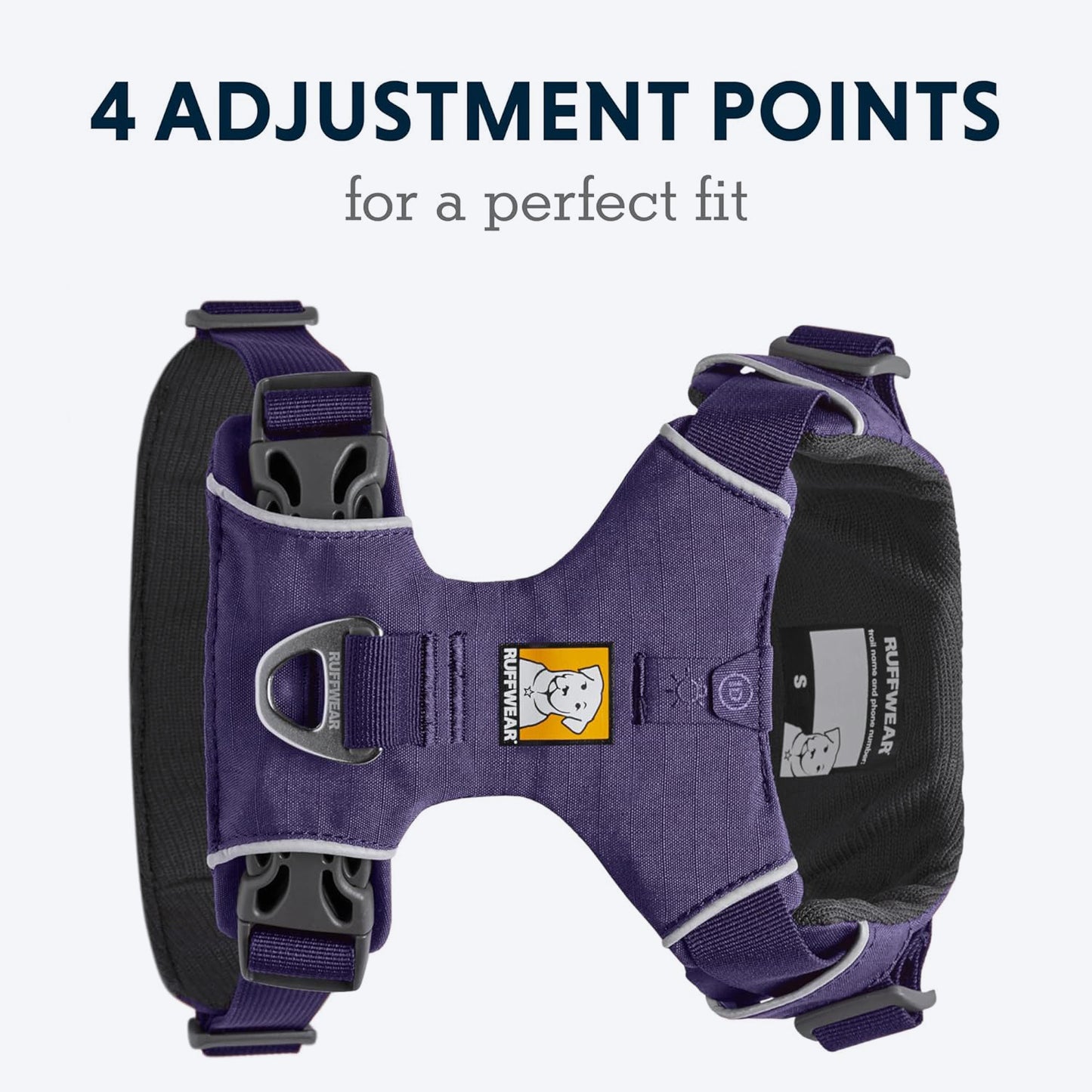 Ruffwear Front Range Harness For Dog - Purple Sage