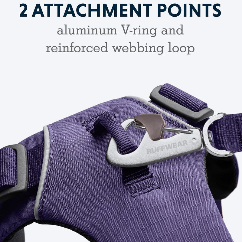 Ruffwear Front Range Harness For Dog - Purple Sage - Heads Up For Tails