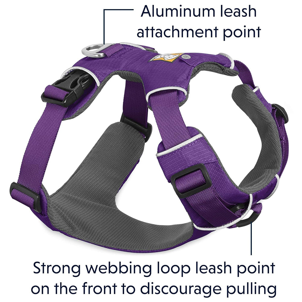 Ruffwear Front Range Dog Harness - Tillandsia Purple - Heads Up For Tails