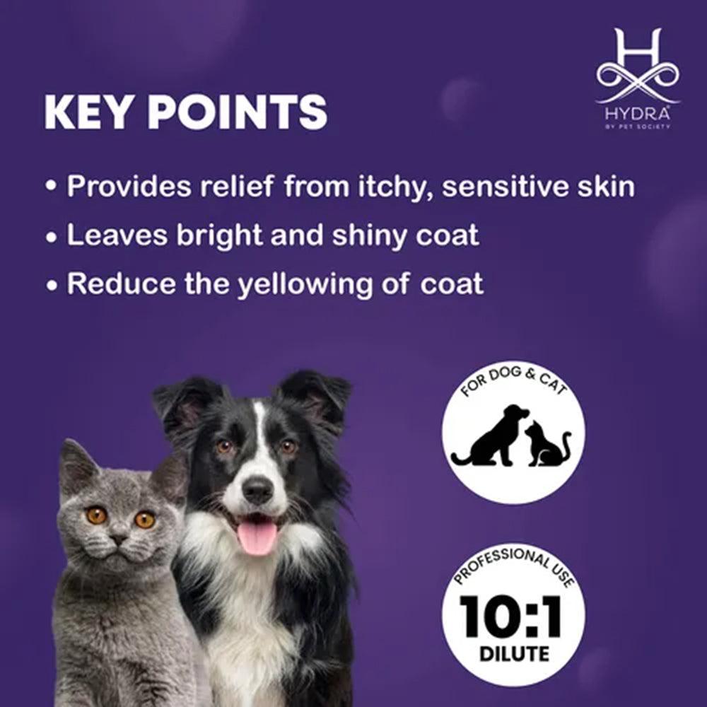 Hydra Groomers Moisturizing Shampoo For Dog & Cat - 1 Ltr - Heads Up For Tails