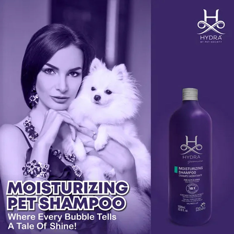 Hydra Groomers Moisturizing Shampoo For Dog & Cat - 1 Ltr - Heads Up For Tails