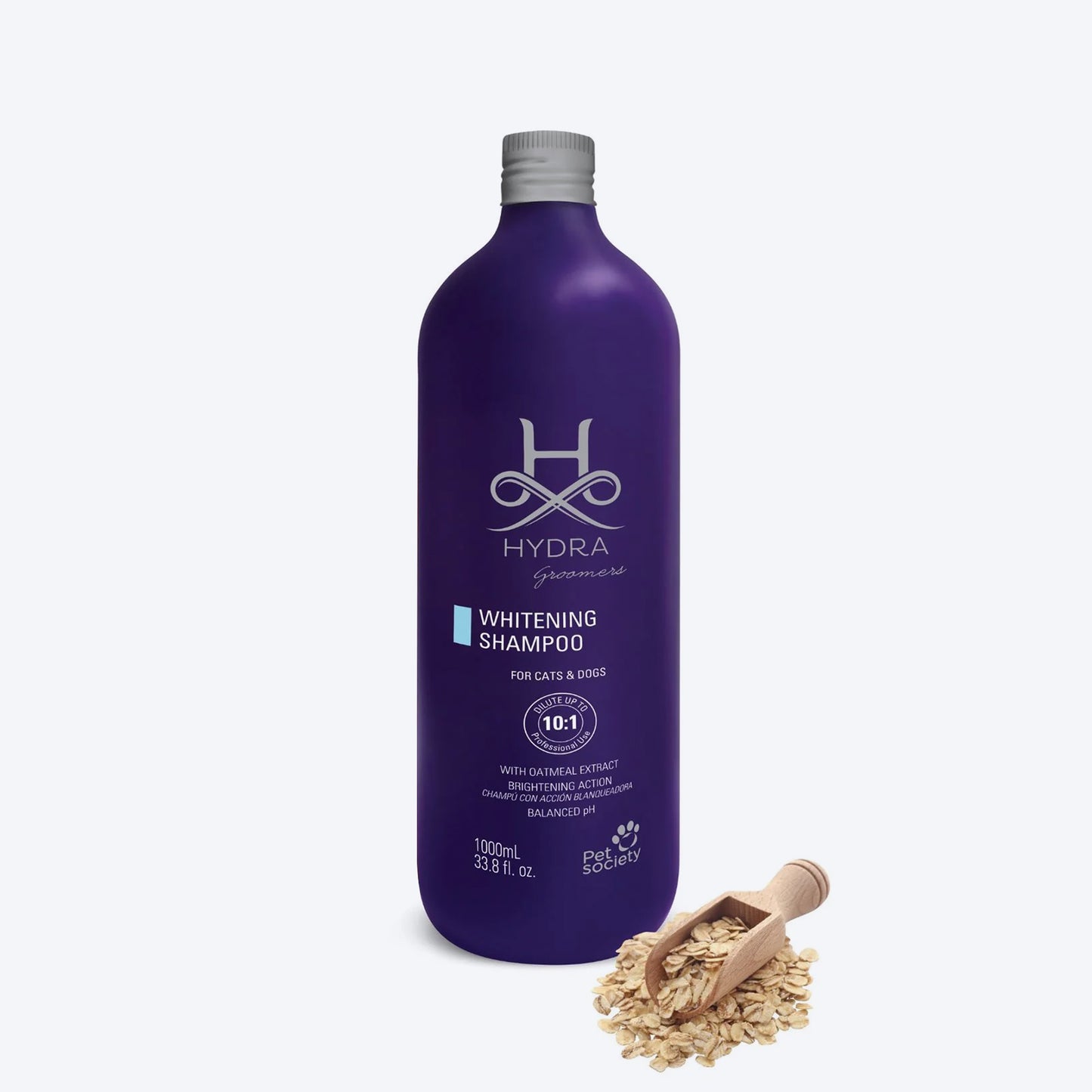 Hydra Groomers Whitening Shampoo For Dog & Cat - 1 Ltr - Heads Up For Tails