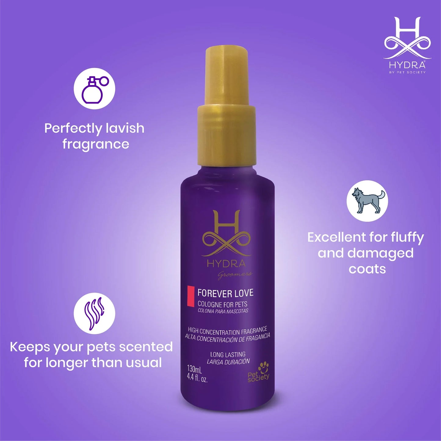 Hydra Forever VIP Cologne For Dog & Cat - 130 ml - Heads Up For Tails