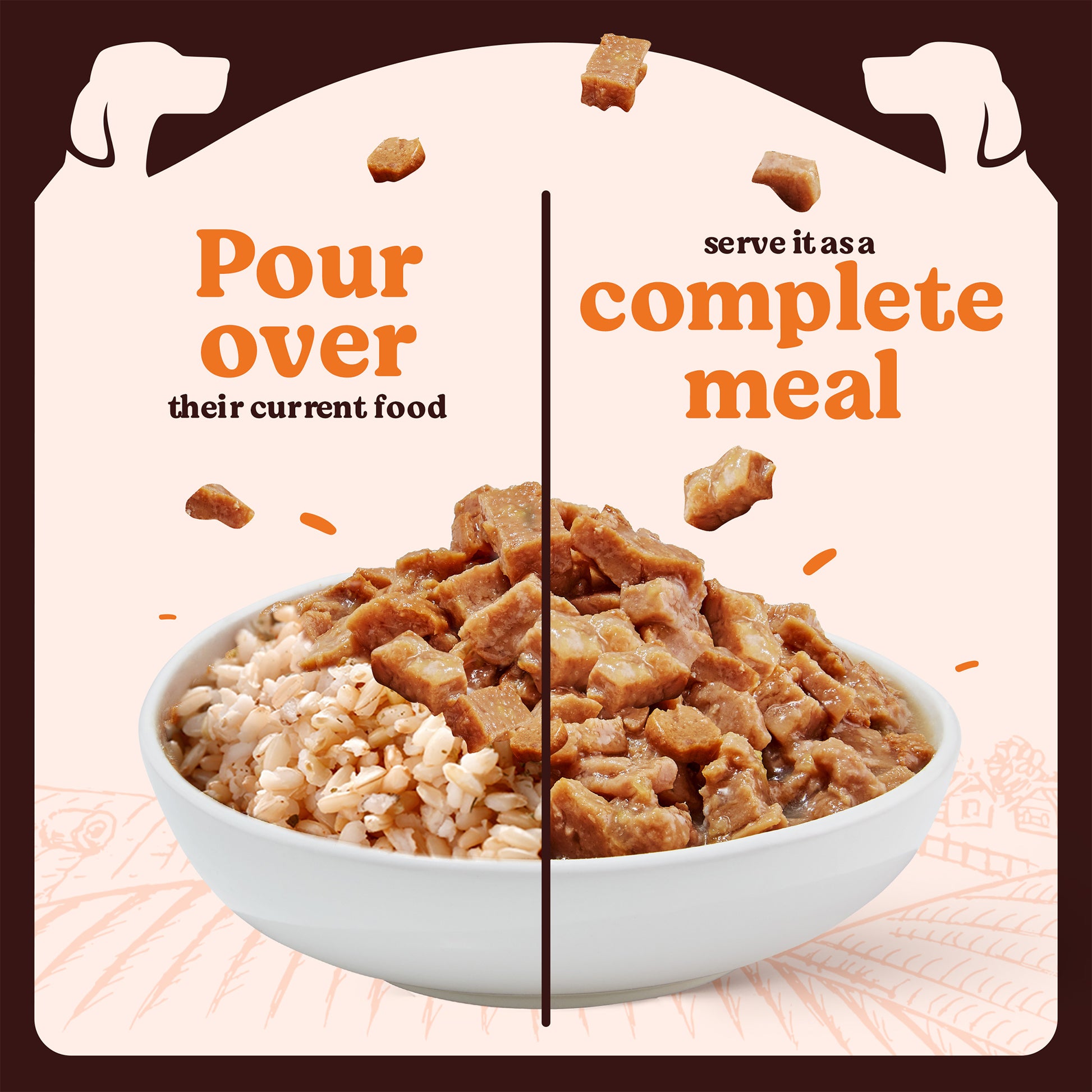 Kennel Kitchen Lamb with Pumpkin Supreme Cuts In Gravy Wet Dog Food - 100 g Packs - Heads Up For Tails