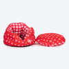 HUFT Purrfect Perch Bed For Cat & Puppy - Red and Pink - Heads Up For Tails