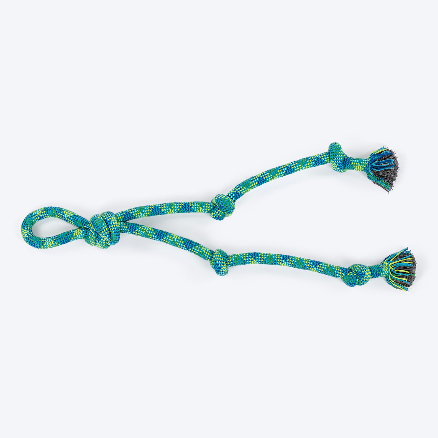 HUFT Tuggables Mighty Knots Rope Toy For Dog - Blue & Green