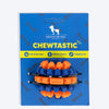 HUFT Chewtastic Treat Maze Chew Toy For Dog - Orange & Blue - Heads Up For Tails