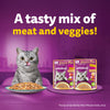 Whiskas Tasty Mix Adult (1+ year) Chicken With Tuna & Carrot in Gravy Wet Cat Food - 70 gm Pack - Heads Up For Tails